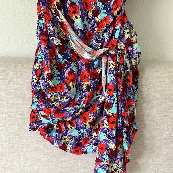 For Love & Lemons Chiara Puff Sleeve Floral Mini Dress - Picture 6 of 15